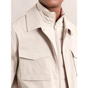 REISS Bryson Removable-Gilet Safari Jacket